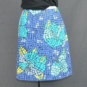 Lilly Pulitzer Molokini Mosaic A-Line Skirt Sz: 4